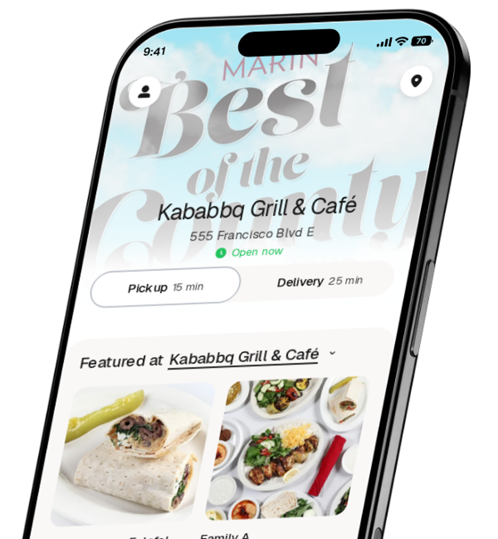 Kababbq Grill & Café app preview